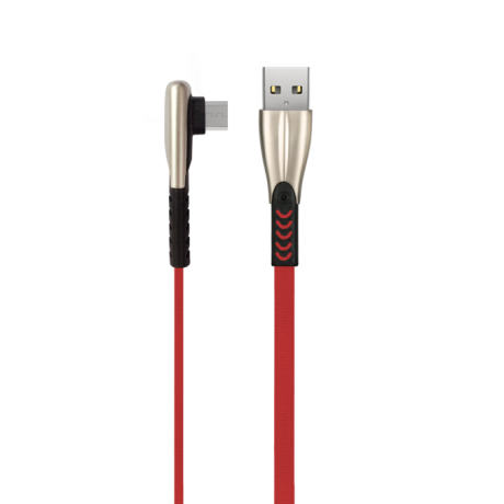Горячий Новый USB-кабель из цинкового сплава с градусом локтя